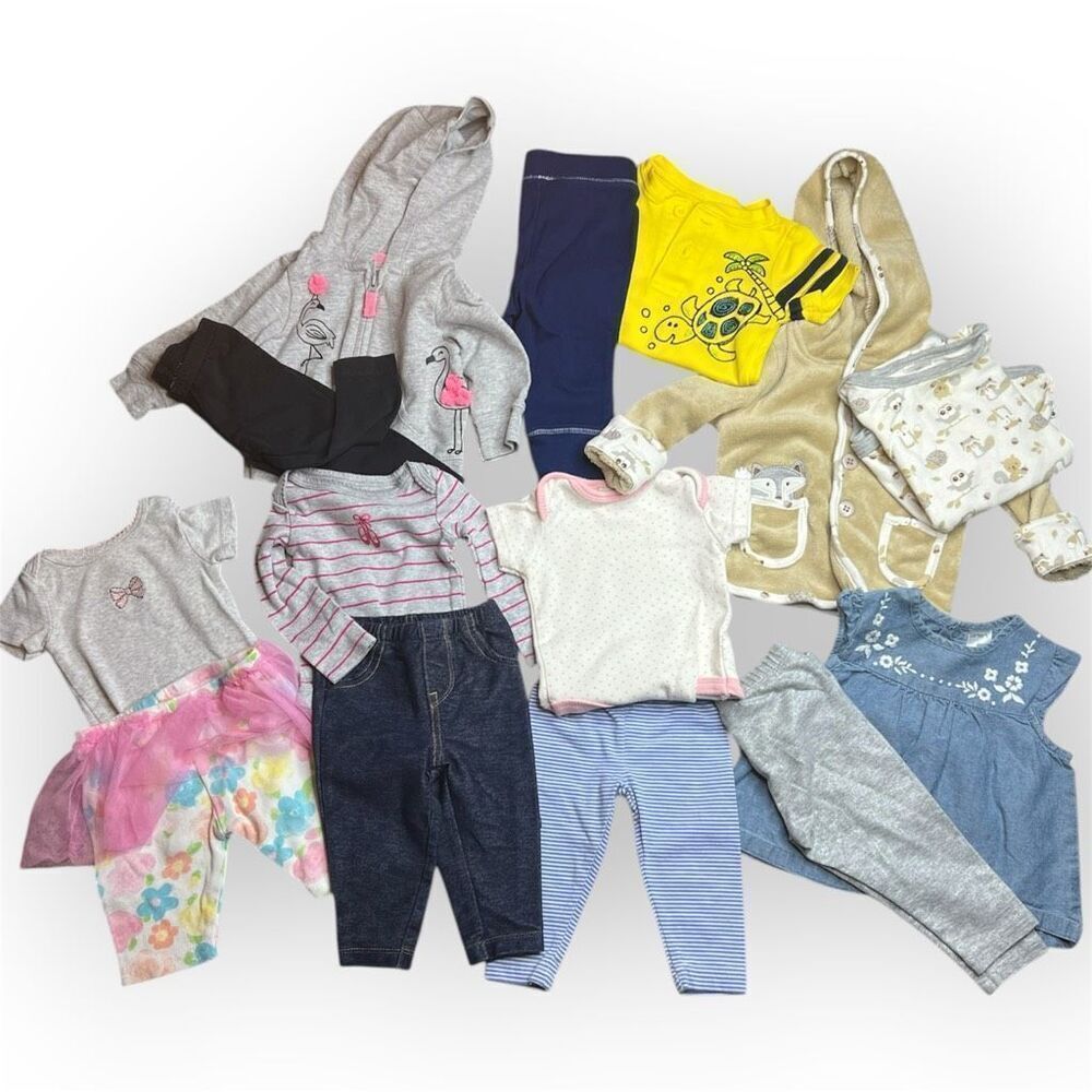 14 Pc. Baby 0-6M Clothing: Carter’s, Kyle & Deena, Koala Baby, Little Beginnings